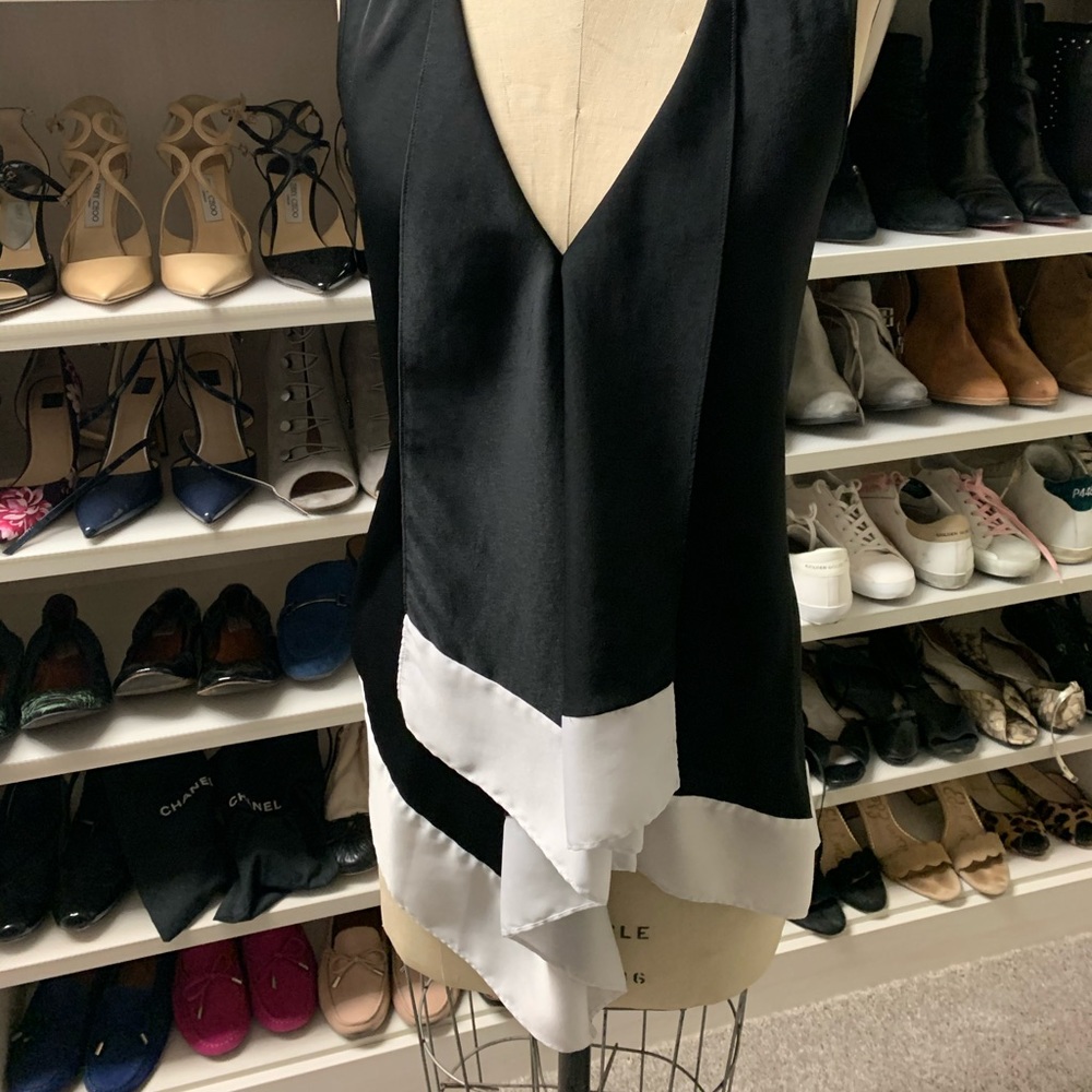 Bcbgmaxazri black/white high low top